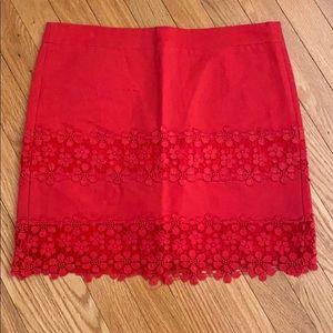 JCrew Eyelet Skirt